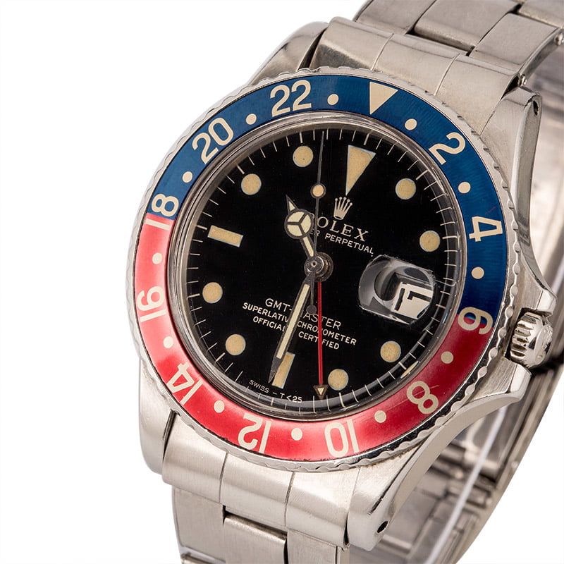 Vintage 1966 Rolex GMT-Master 1675 Glossy Dial