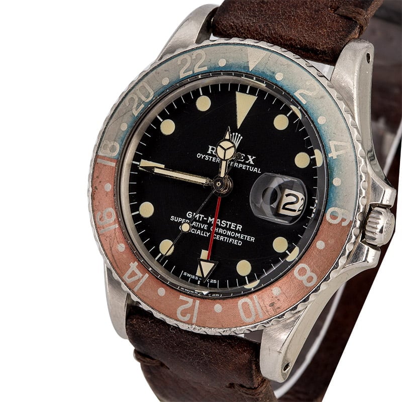 Vintage 1971 Rolex GMT-Master 1675 Pepsi