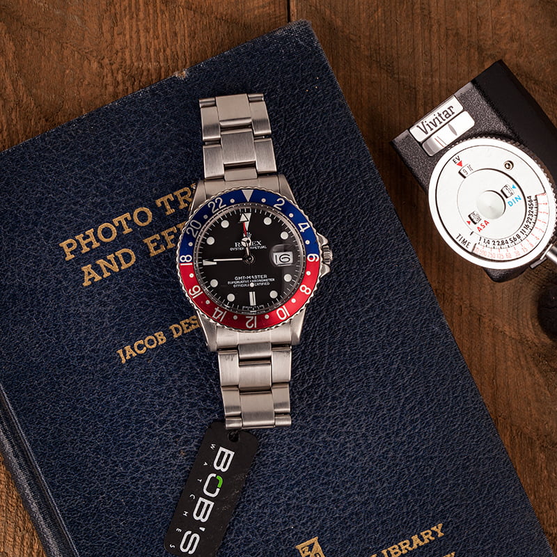 Vintage Rolex GMT-Master 1675 'Pepsi' 1972