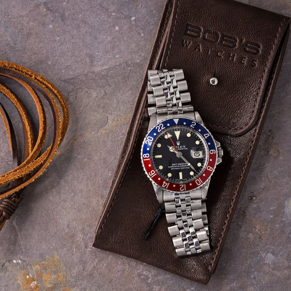 Vintage 1968 Rolex GMT-Master 1675 with Pepsi Insert