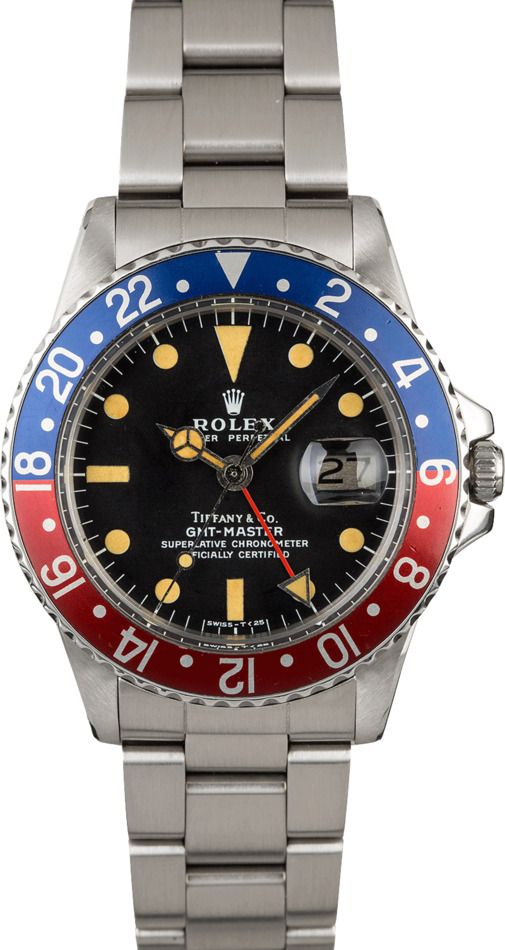 Vintage 1978 Rolex GMT-Master 1675 with Tiffany & Co Dial