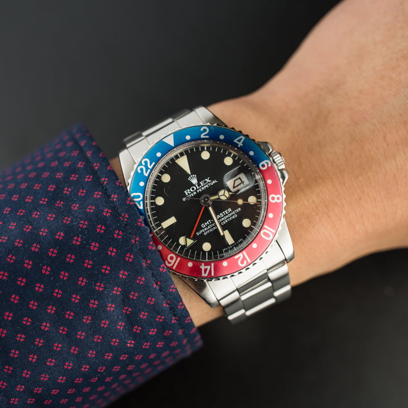 Vintage Rolex GMT-Master 1675 Mark IV Dial