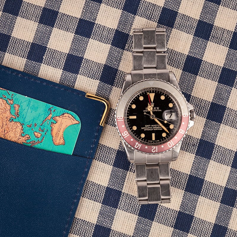 Vintage 1963 Rolex GMT-Master 1675 Faded Pepsi Bezel