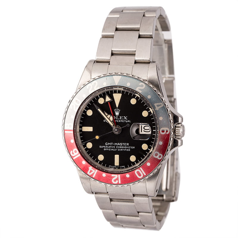 Vintage 1979 Rolex Pepsi GMT-Master 1675