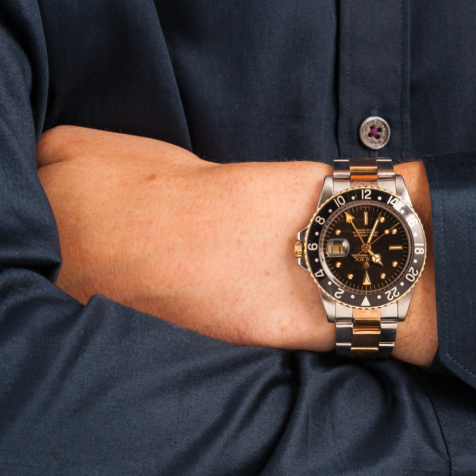 Vintage Rolex GMT-Master 1675 Steel & Gold