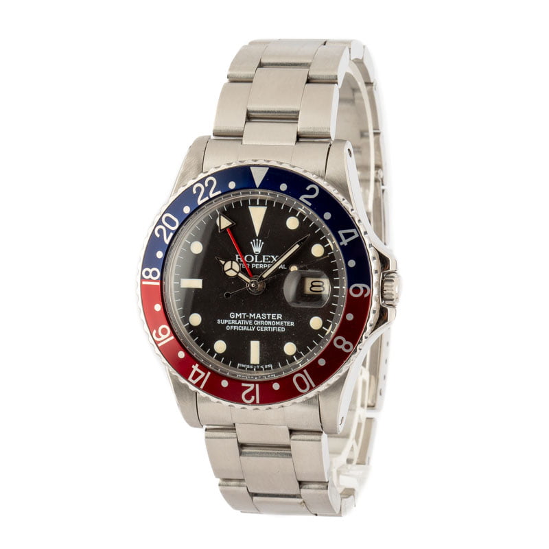 Rolex GMT-Master 1675 Stainless Steel Pepsi