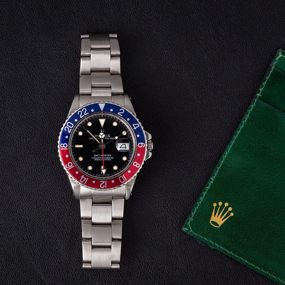 Certified Rolex GMT-Master 16750 Pepsi