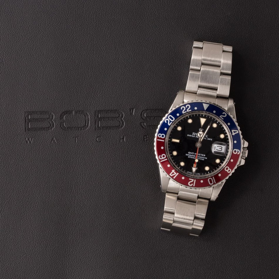 PreOwned Rolex GMT-Master 16750 'Pepsi' Insert