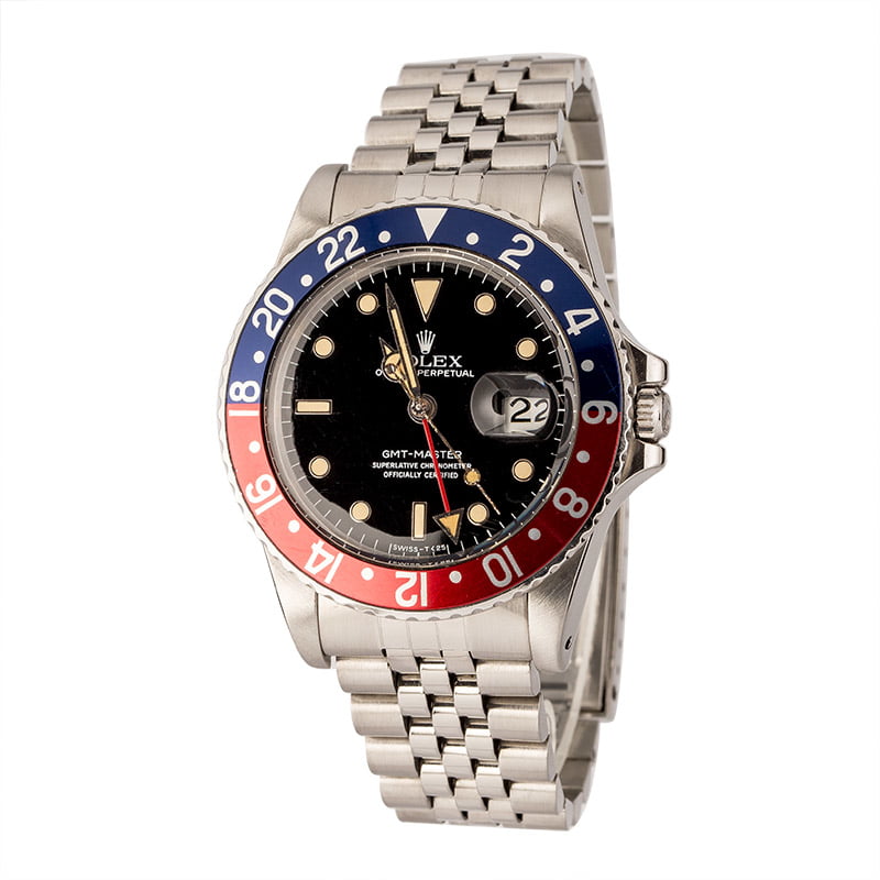 Men's Rolex GMT-Master 16750 Pepsi