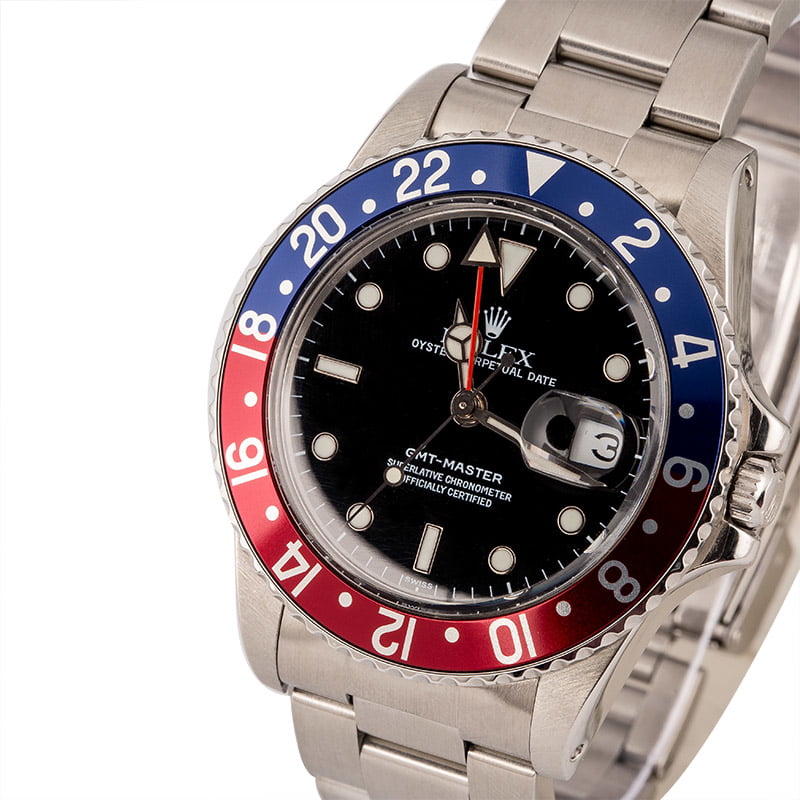 Used 'Pepsi' Bezel Rolex GMT-Master 16750