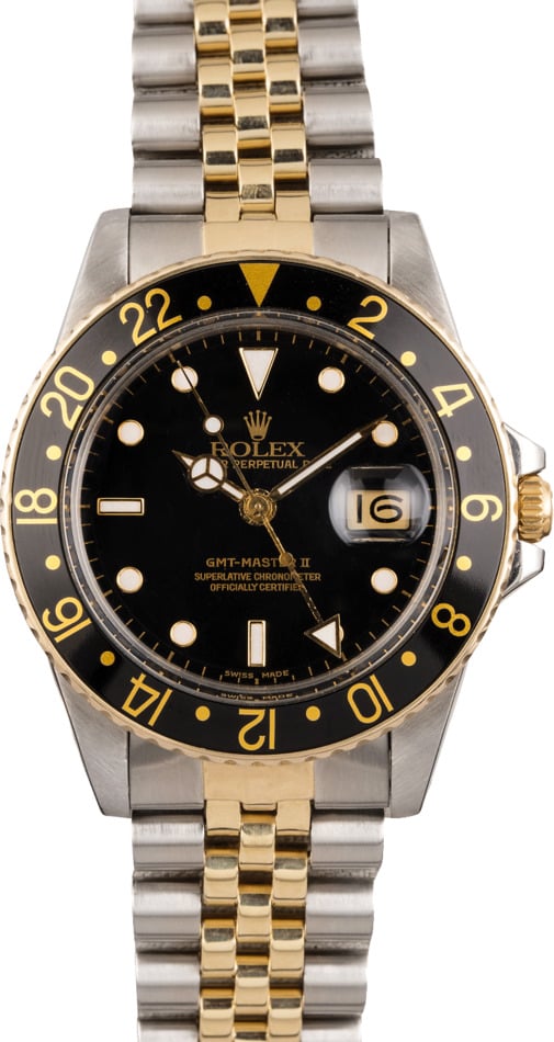 Used Rolex GMT-Master 16753 Two Tone Watch
