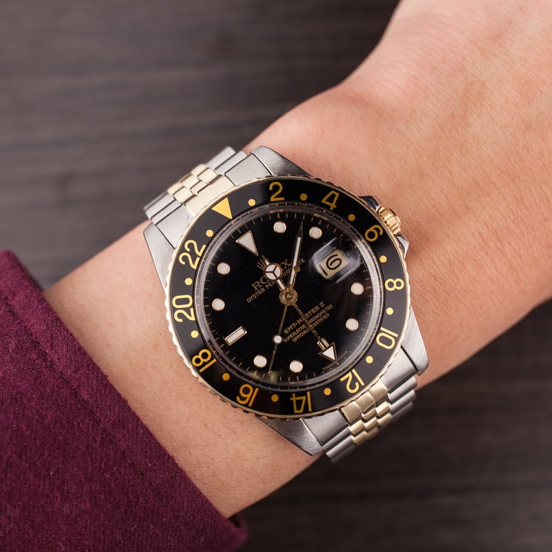 Used Rolex GMT-Master 16753 Two Tone Watch