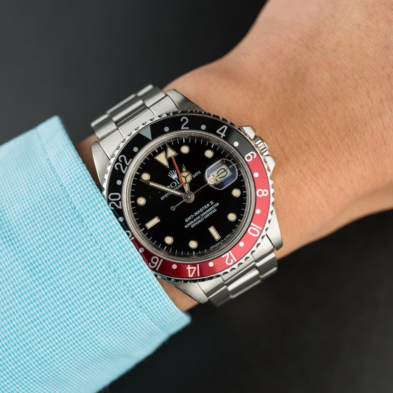 Men's Rolex GMT-Master 16760 'Fat Lady Coke'