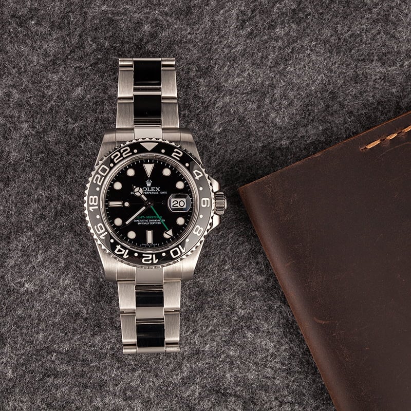 Pre-owned Rolex GMT-Master II 116710 Mint Condition