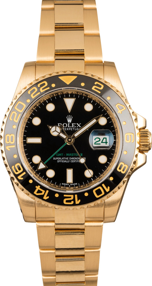 Pre-Owned Rolex GMT-Master II Ref 116718 Black Dial