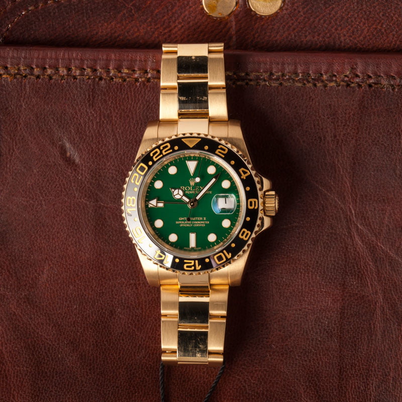 Rolex GMT-Master II Ref 116718 Green Dial 1