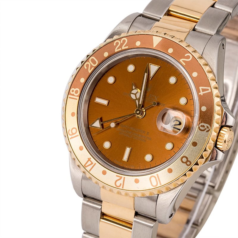 Pre Owned Rolex 'Root Beer' 16713 GMT-Master II