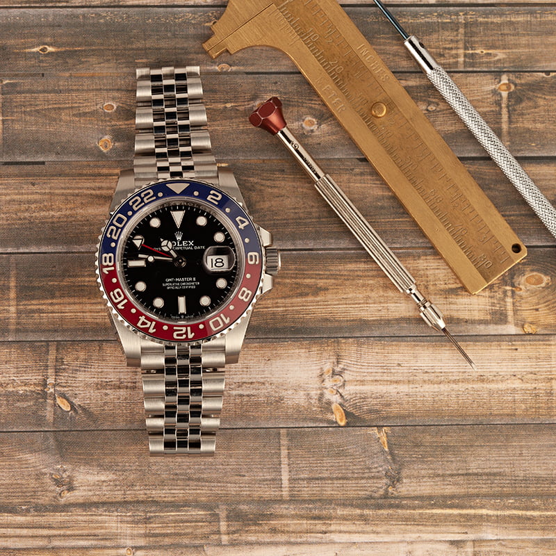 Pre-Owned Rolex GMT-Master II Ref 126710 Ceramic 'Pepsi' Watch