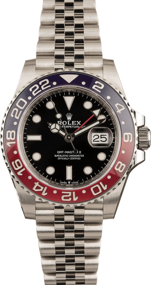 Buy Used Rolex GMT Master II 126710BLRO Bob s Watches Sku 131843