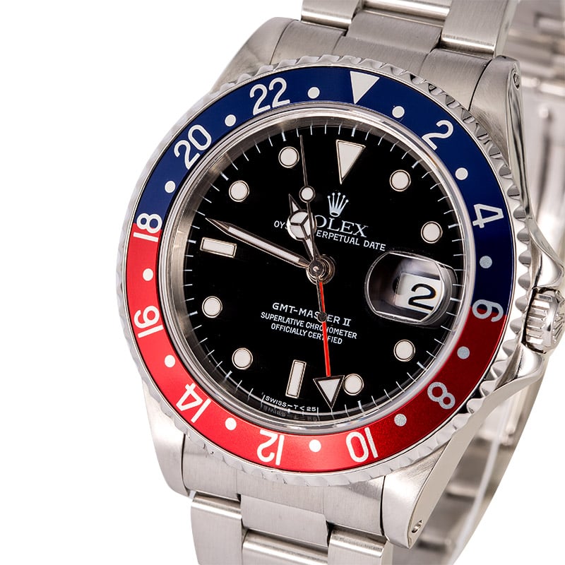 114999 Rolex GMT-Master II 16710 Pepsi Bezel