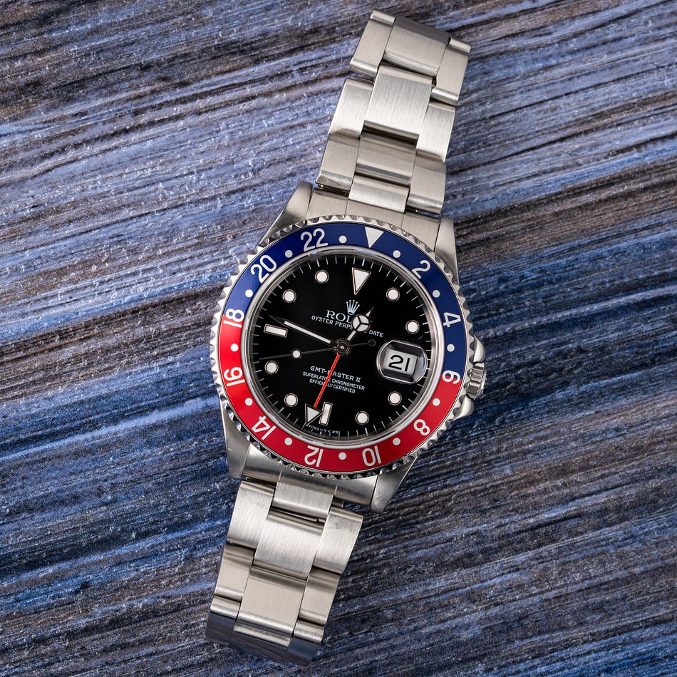 114999 Rolex GMT-Master II 16710 Pepsi Bezel