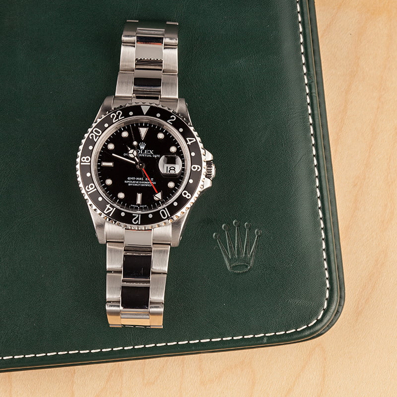 Pre-Owned Rolex GMT-Master II Ref 16710 Luminous Dial