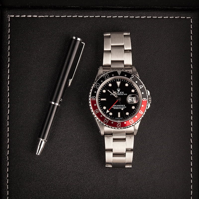 Used Rolex GMT Master II 16760 "Coke" Bezel