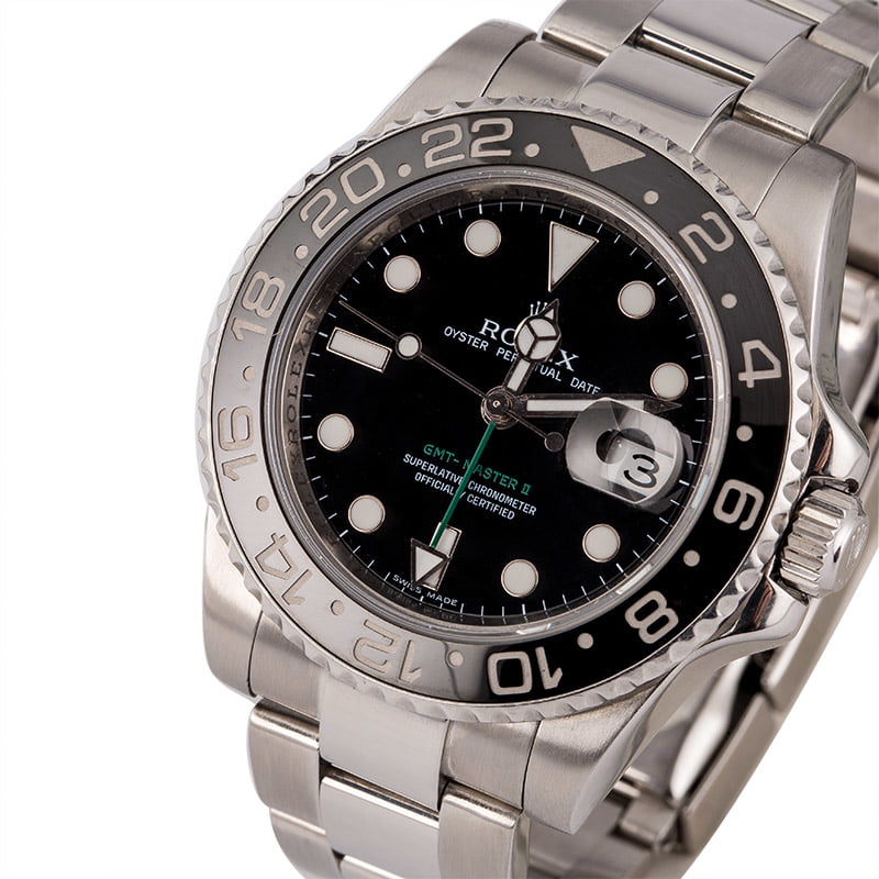 Used Rolex GMT-Master II Ref 116710 Black Ceramic Insert