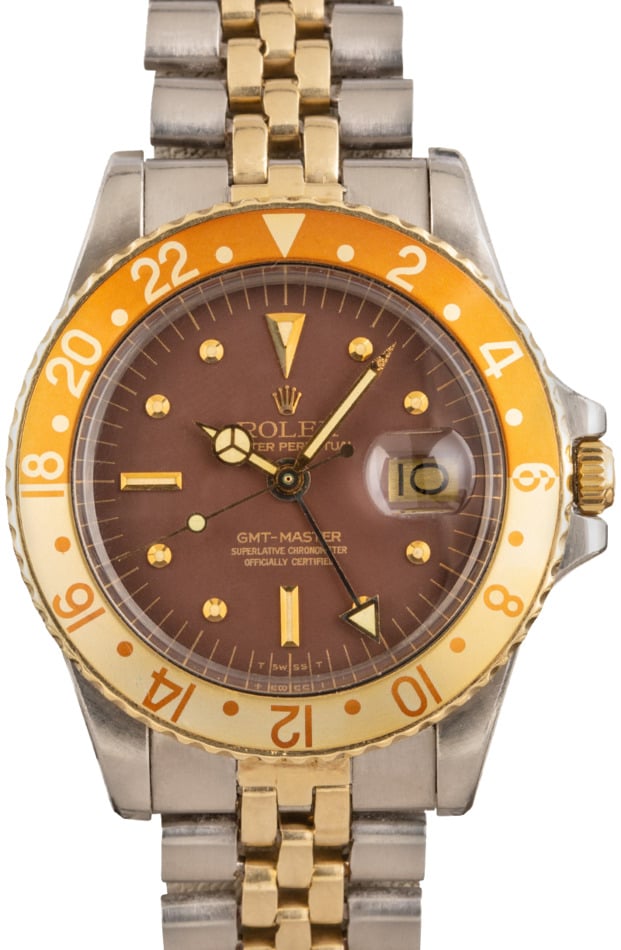 Image of Rolex GMT-Master Root Beer 1675 Brown Dial