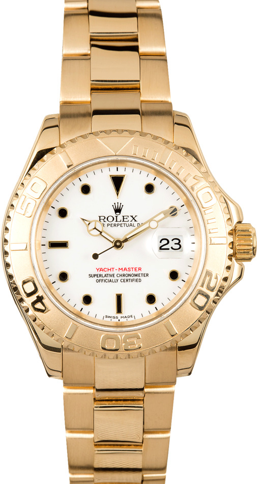 Rolex Gold Yacht-Master 16628 100% Authentic