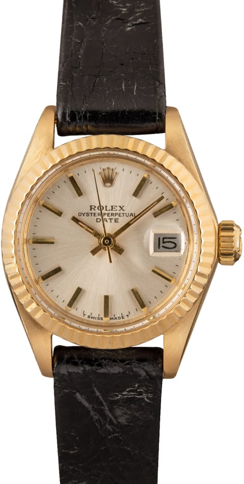 Rolex Ladies Date 6917 Silver Dial