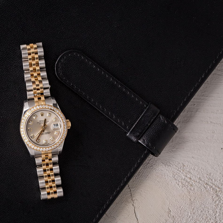Rolex Ladies Datejust 179383 Diamond Bezel