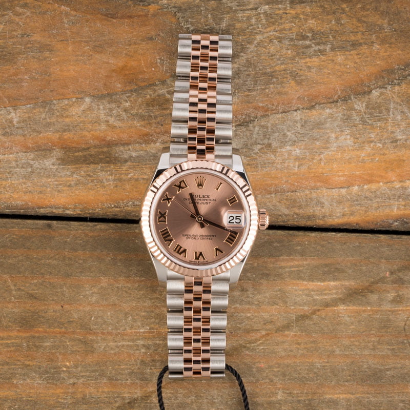 Womens Rolex Datejust 278271 Stainless Steel & Everose Gold