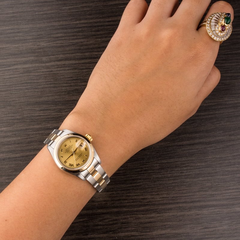 Used Rolex Lady Datejust 79163 Oyster Bracelet