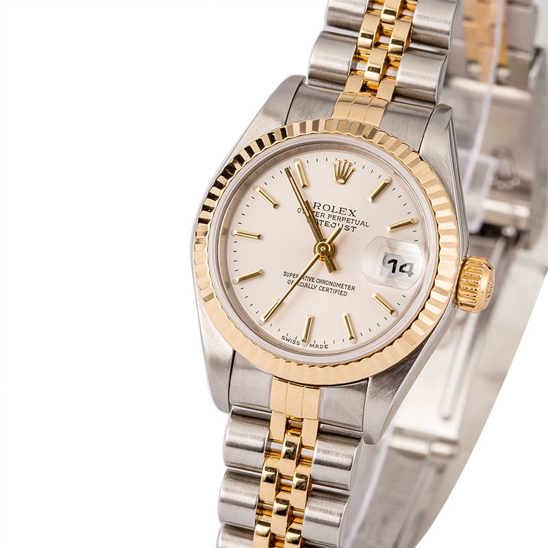 Pre Owned Rolex Ladies Datejust 79173 Silver Dial