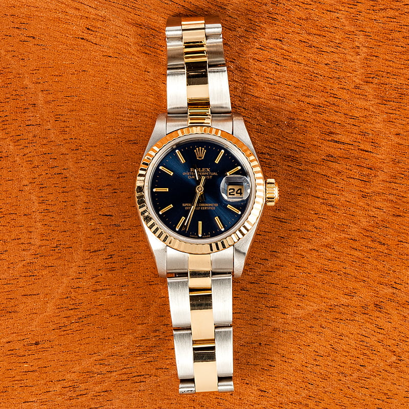 Rolex Ladies Datejust 79173 Blue Index Dial