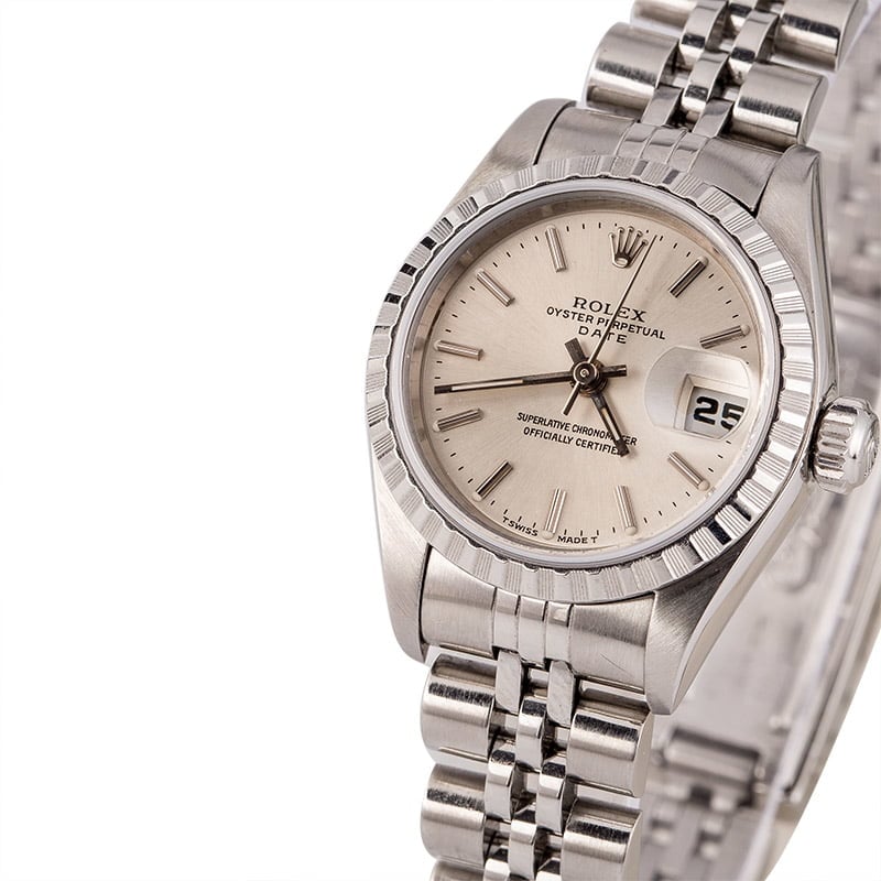 Pre Owned Ladies Rolex Date Steel Model 69240