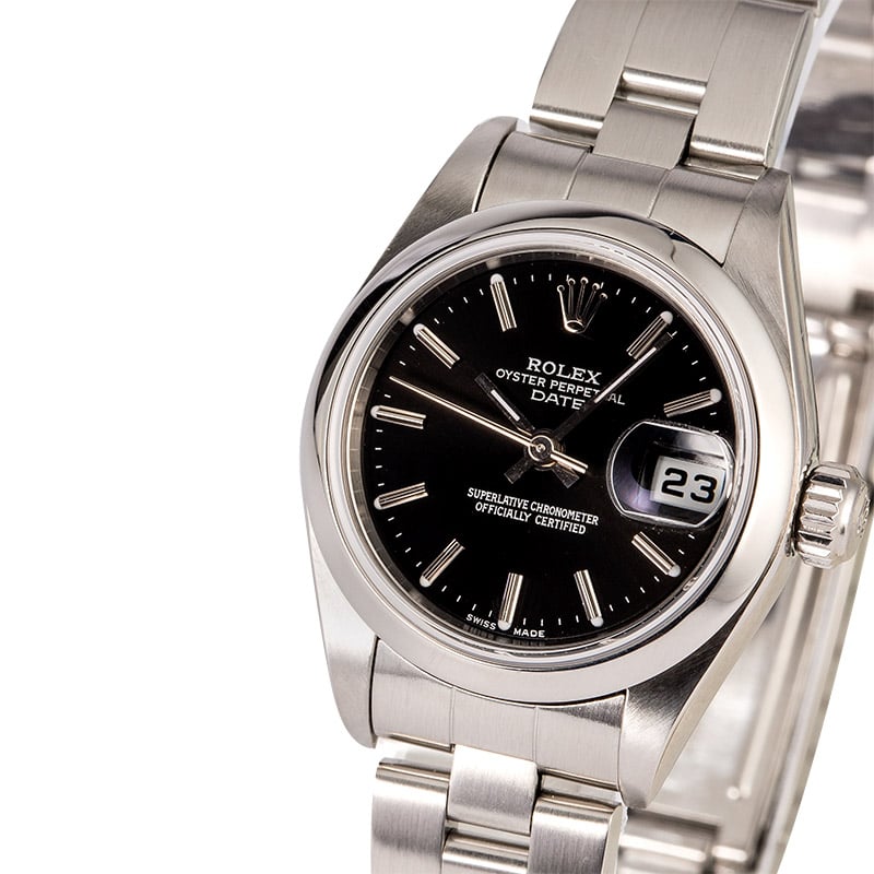 Rolex Ladies Date 79160 Steel Oyster