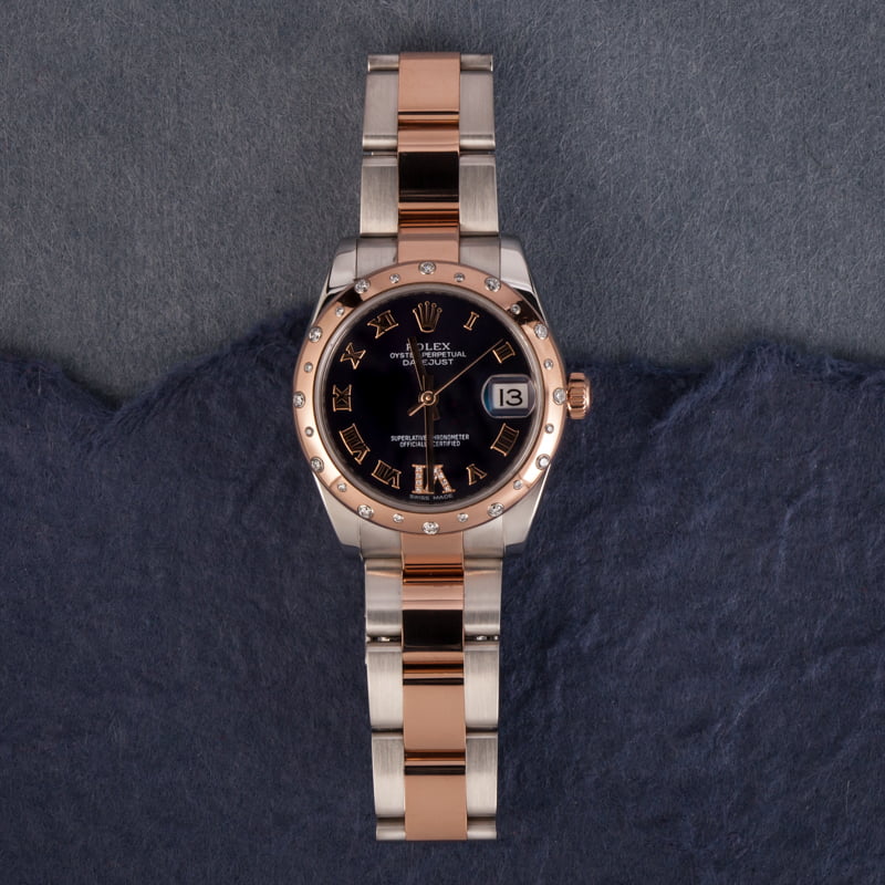 Mid-Size Rolex Datejust 178341 Diamonds