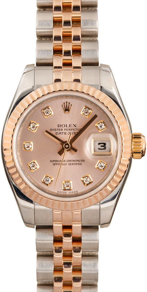 Rolex Datejust 179171 Pink Diamond Dial