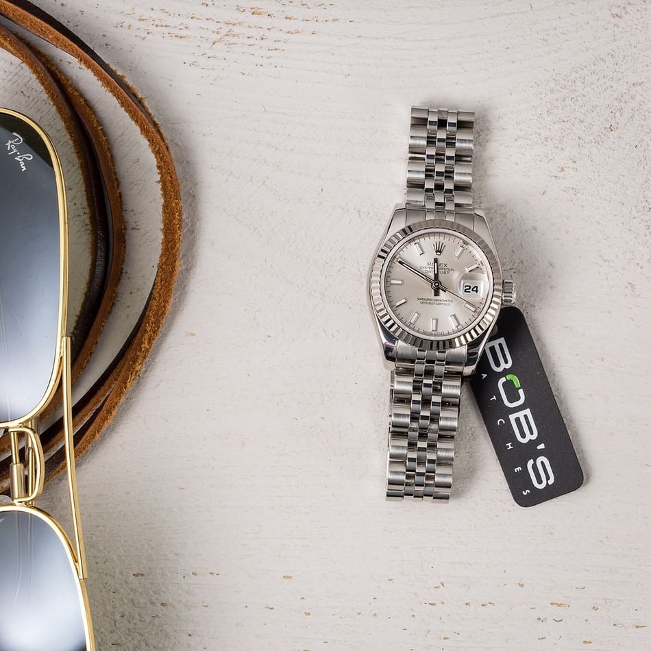 Rolex Lady Datejust 179174 Silver Luminescent Dial