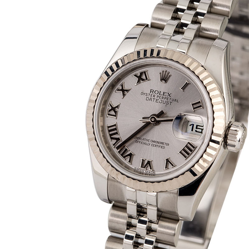 Rolex Lady Datejust 179174 Rhodium Dial