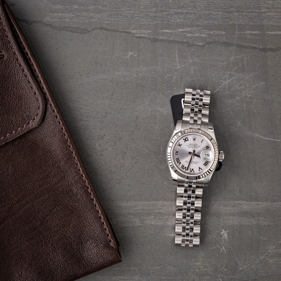 Rolex Lady Datejust 179174 Rhodium Dial