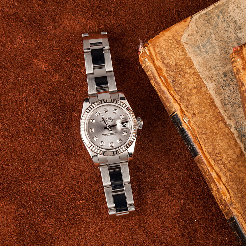 Pre-Owned Rolex Ladies Datejust 179174 Diamond Dial