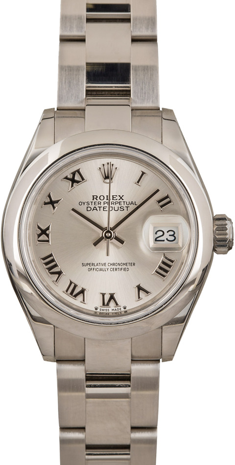 Ladies Rolex Datejust 279160 Silver Dial