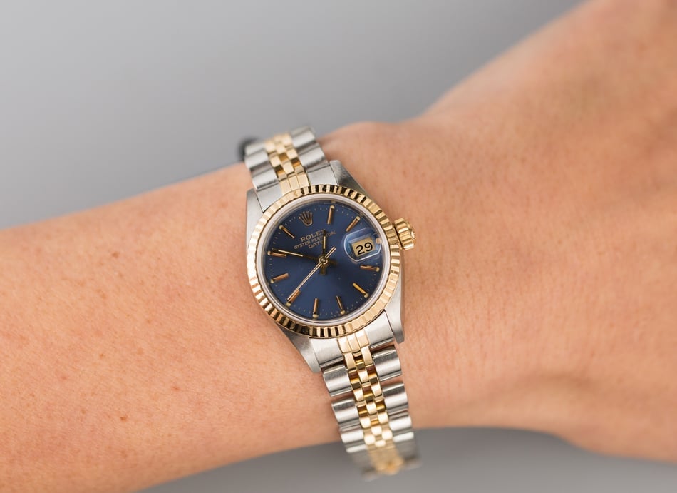 PreOwned Rolex Lady Datejust 69173 Two Tone Jubilee