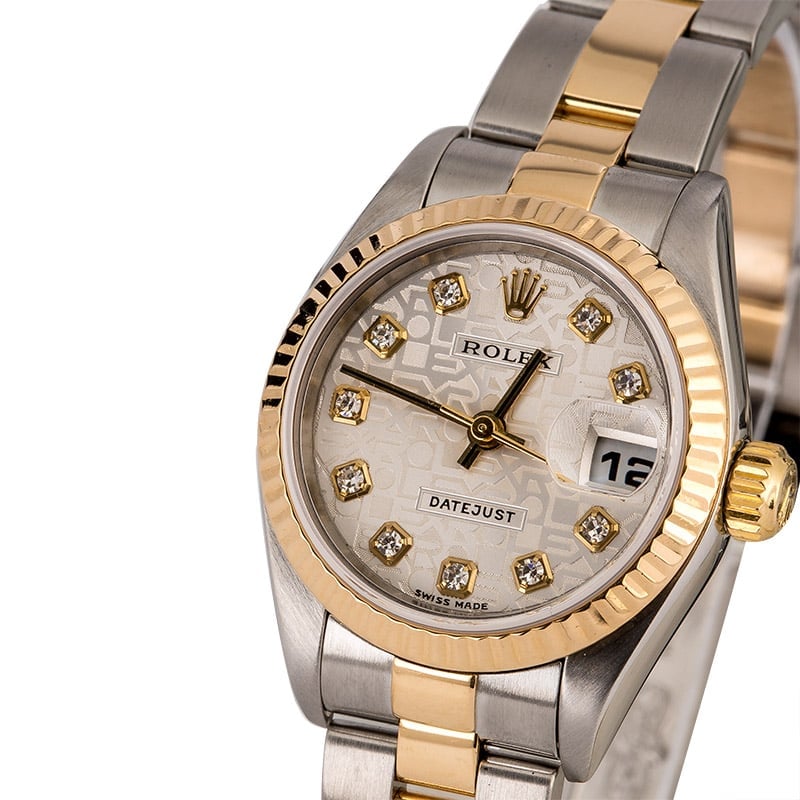 Rolex Ladies Datejust 79173 Silver Jubilee Diamond Dial