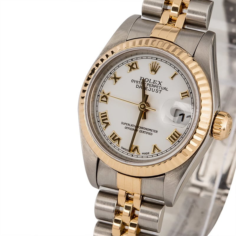 Used Rolex Lady Datejust 79173 White Index Dial