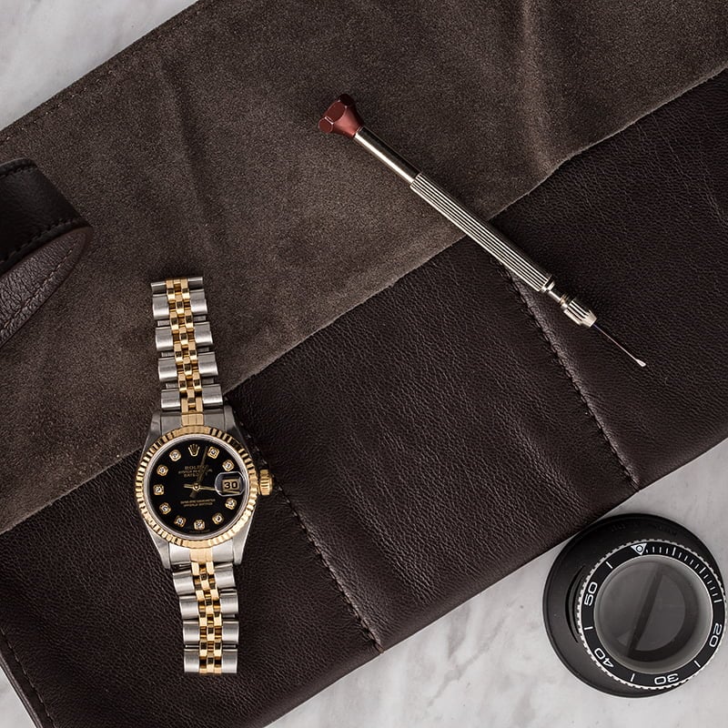 Rolex Datejust 79173 Black Diamond Dial