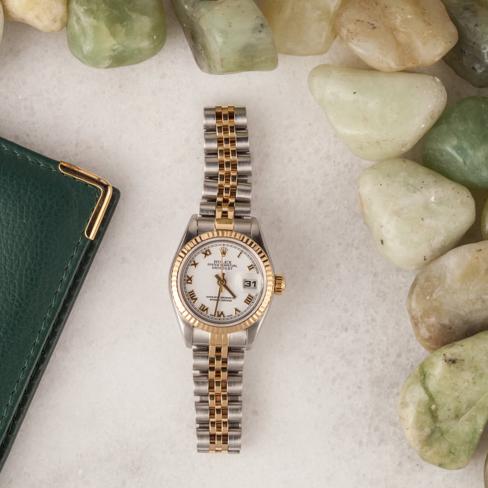 Rolex Lady-Datejust 79173 White Roman